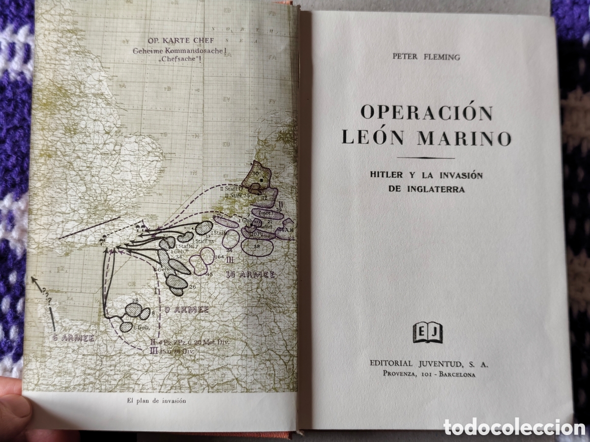 Libros de segunda mano: Operaci&oacute;n Le&oacute;n Marino Peter Fleming Juventud - Foto 1