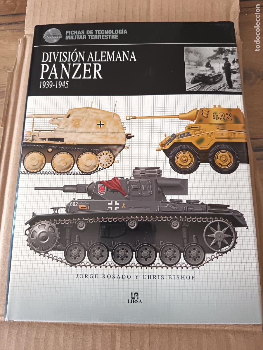 Libros de segunda mano: DIVISION ALEMANA PANZER. 1939-1945. LIBSA. 192 PP. MUY ILUSTRADO.