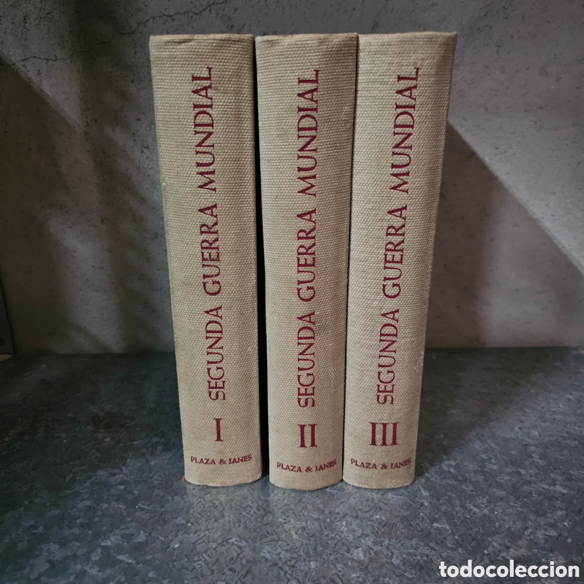 Libros de segunda mano: LOTE 3 LIBROS - LA SEGUNDA GUERRA MUNDIAL - PLAZA & JANES - TOMOS 1 2 Y 3
