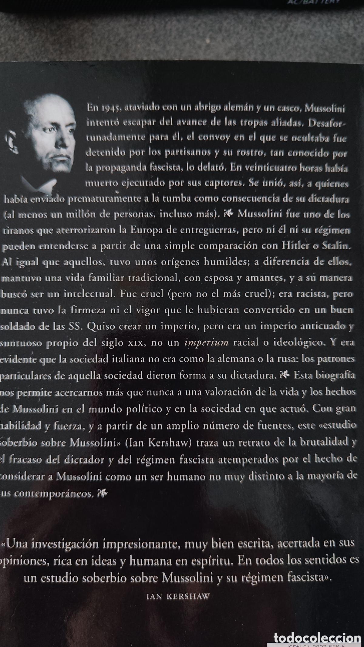 Libros de segunda mano: MUSSOLINI.de R.J.B.Bosworth - Foto 2