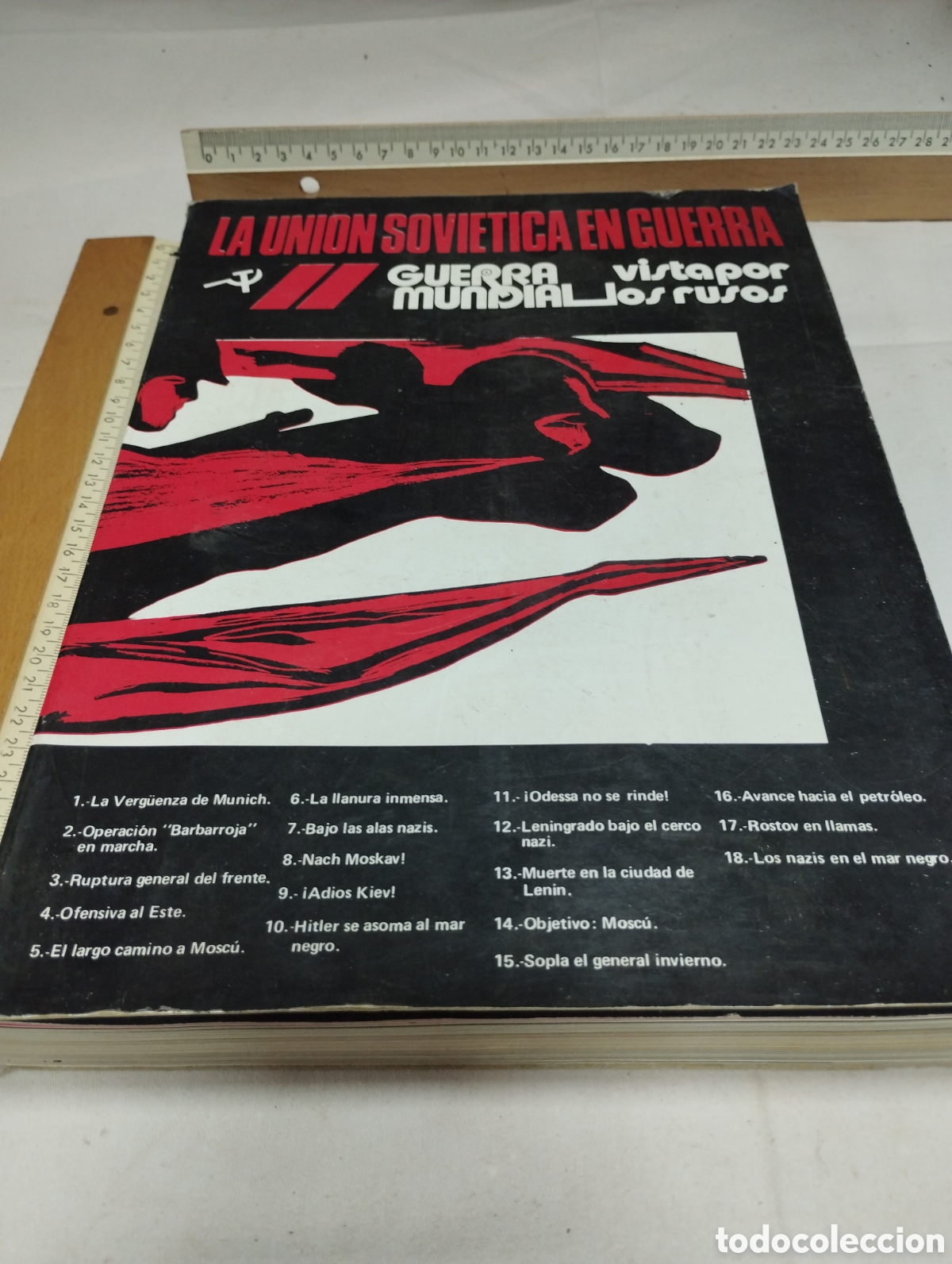 Libros de segunda mano: La uni&oacute;n sovi&eacute;tica en guerra. Colecci&oacute;n de 18 revistas.