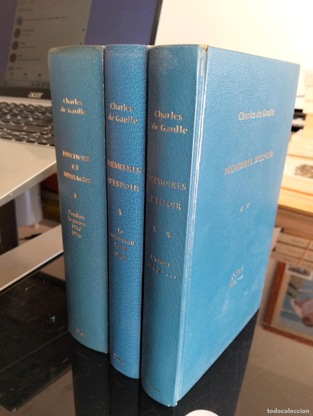 Libros de segunda mano: HIstoria. Francia. Memorias y Discursos. Memoires et Discours, Charles de Gaulle, Plon, 1970. L54