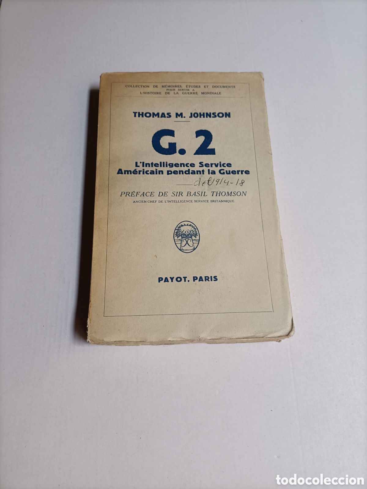 Libros de segunda mano: G. 2 L'intelligence service American pendant lla guerra texto franc&eacute;s servicio inteligencia estadou