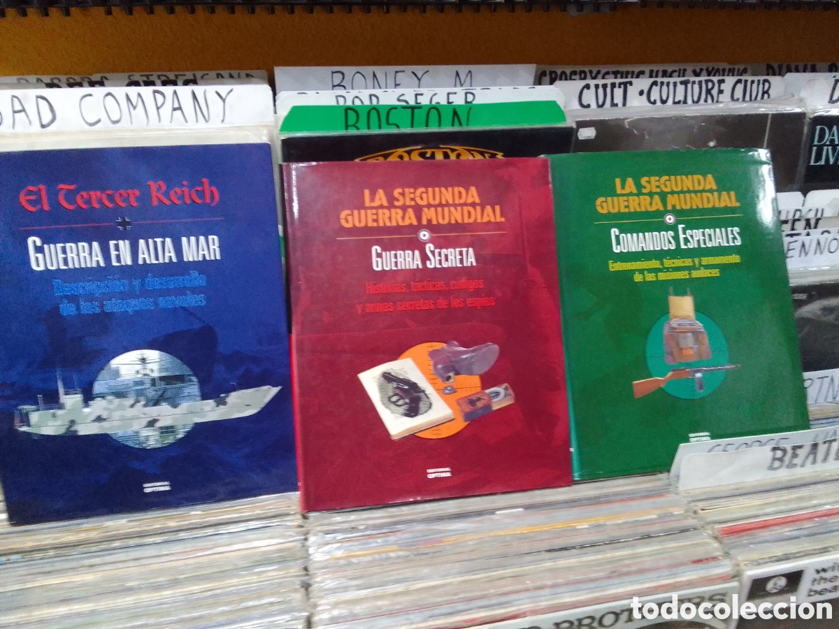 Libros de segunda mano: 3 libros la segunda guerra mundial,Ed optima