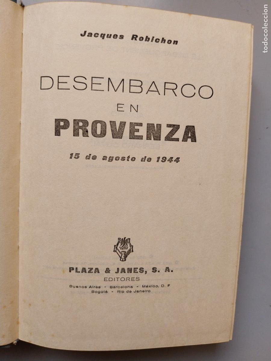 Livros em segunda m&atilde;o: desembarco en provenza