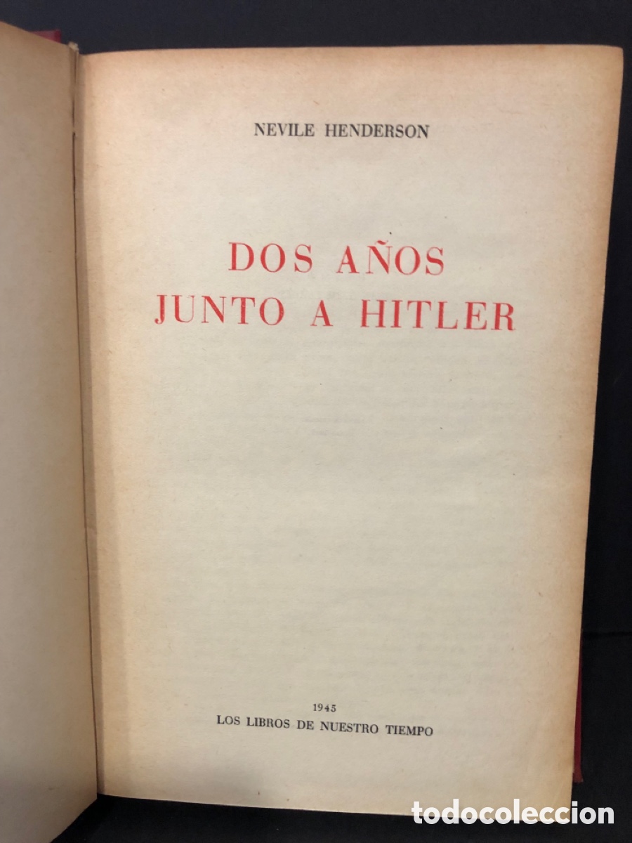 Libros de segunda mano: Dos a&ntilde;os junto a hitler - Foto 3