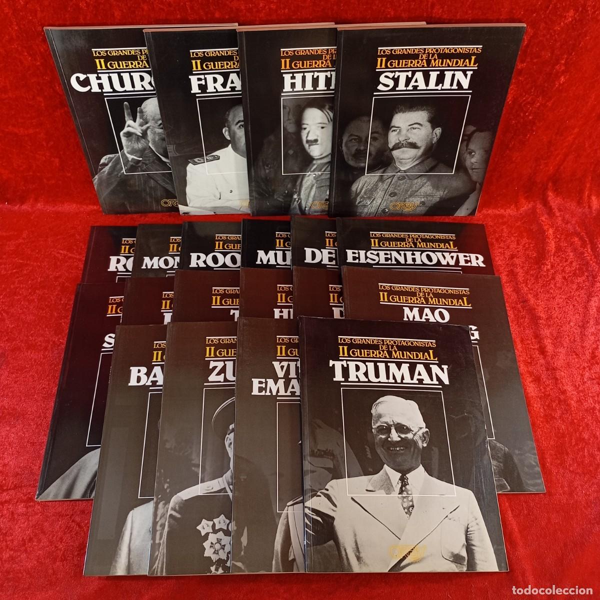 Libros de segunda mano: LOS GRANDES PROTAGONISTAS DE LA II GUERRA MUNDIAL - COLECCI&Oacute;N 20 LIBROS - VER FOTOS / 5352