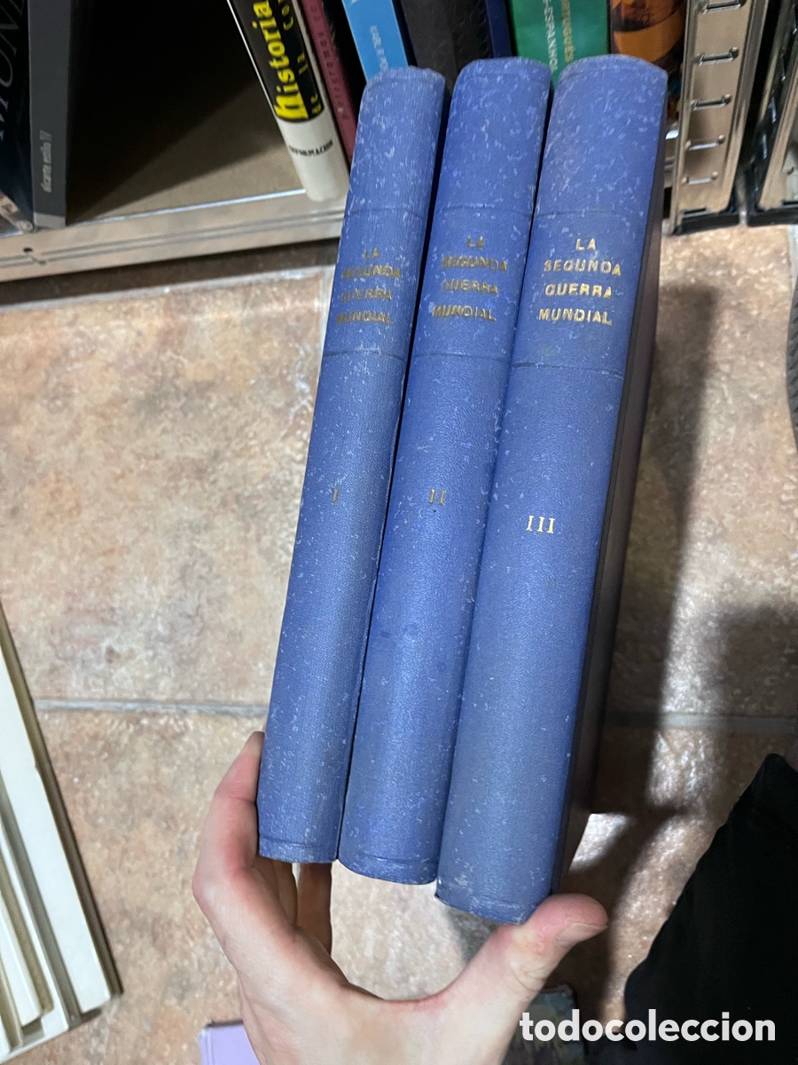 Libros de segunda mano: Blas71E la Segunda Guerra Mundial. C&oacute;dex. Completa en 3 tomos