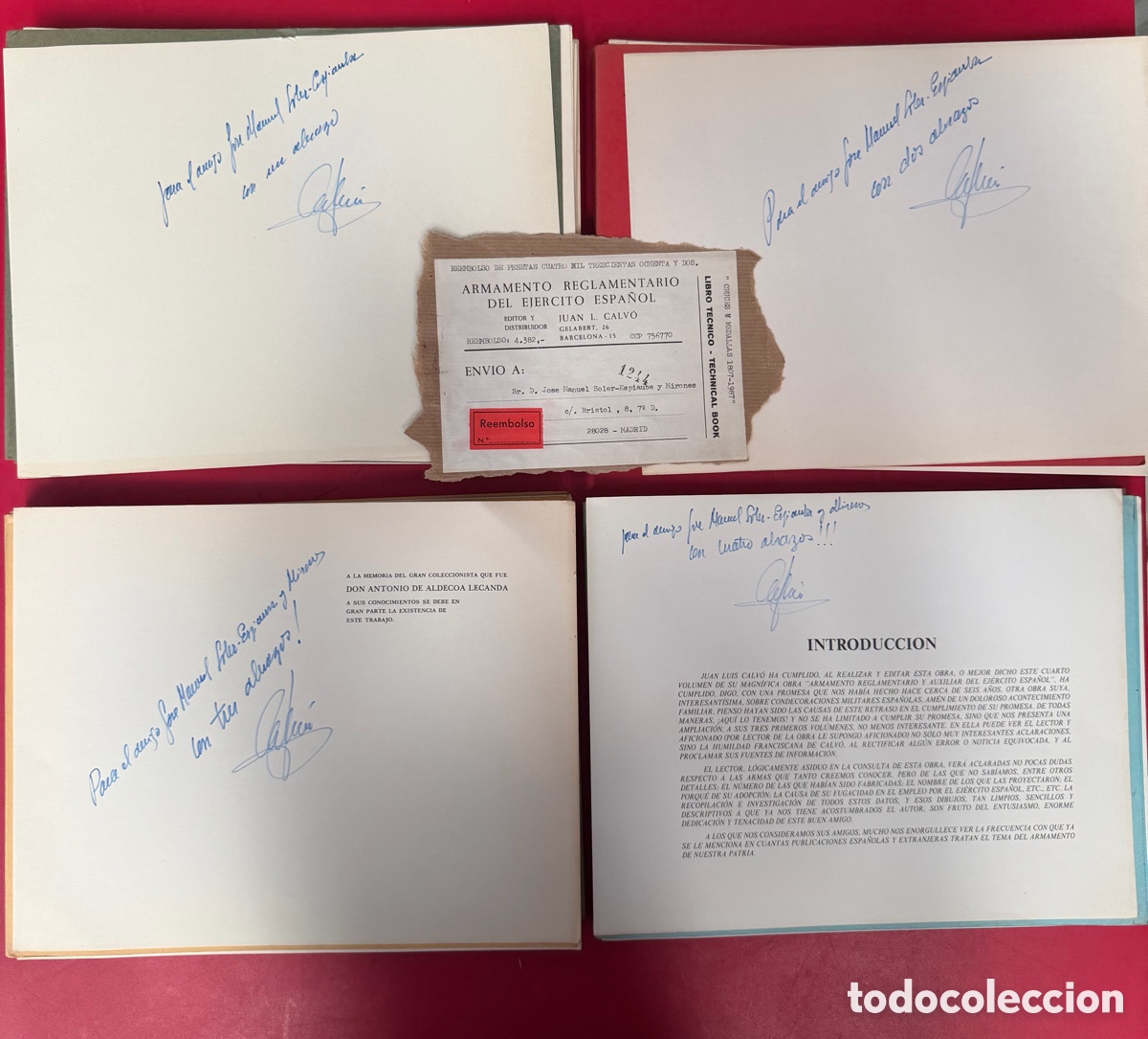 Libros de segunda mano: Colecci&oacute;n 4 Libros Armamento Ej&eacute;rcito Espa&ntilde;ol - Foto 4