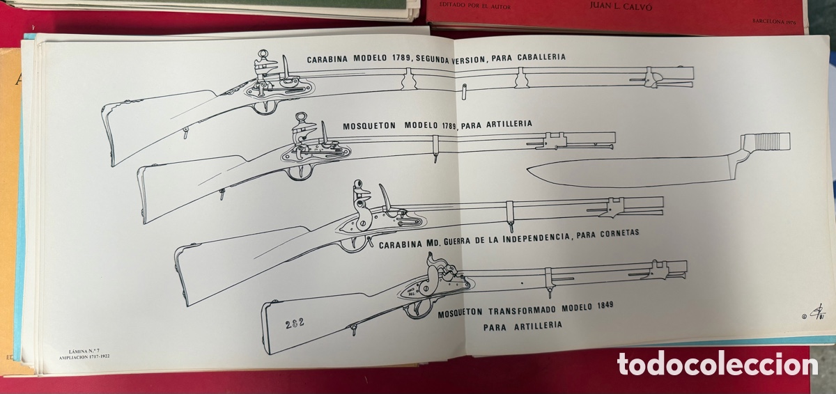 Libros de segunda mano: Colecci&oacute;n 4 Libros Armamento Ej&eacute;rcito Espa&ntilde;ol - Foto 8