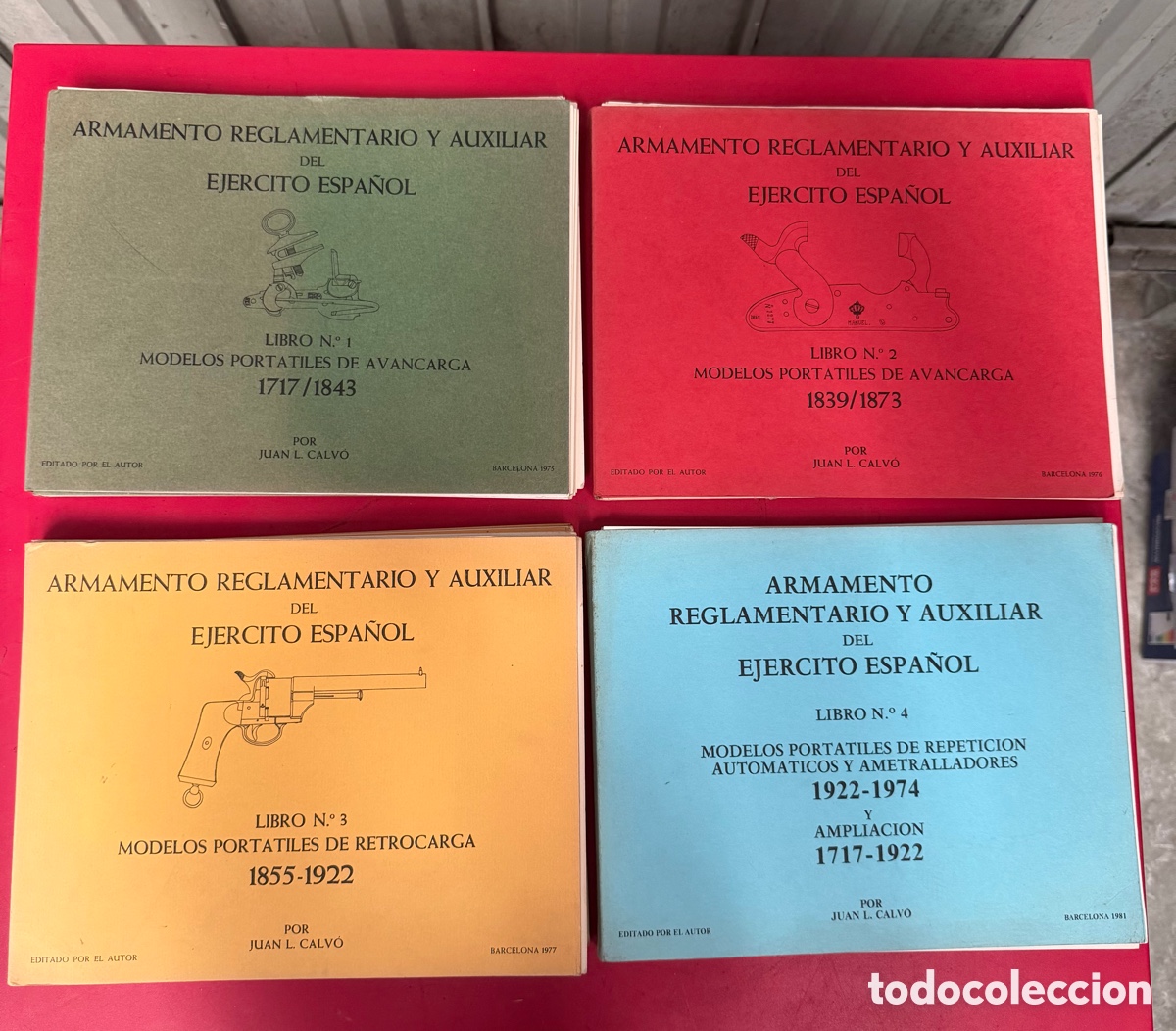 Libros de segunda mano: Colecci&oacute;n 4 Libros Armamento Ej&eacute;rcito Espa&ntilde;ol - Foto 1