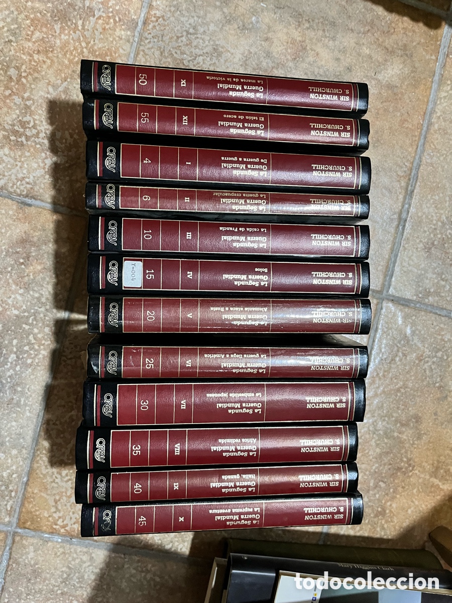 Libros de segunda mano: Blas81C la Segunda Guerra Mundial. Winston churchill. 12 tomos. Completa. Orbis.