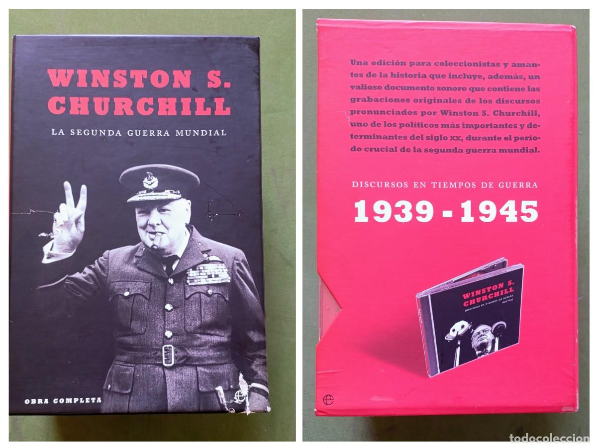 Libros de segunda mano: WINSTON CHURCHILL - LA SEGUNDA GUERRA MUNDIAL - OBRA COMPLETA EN DOS VOL&Uacute;MENES M&Aacute;S CD - D20.
