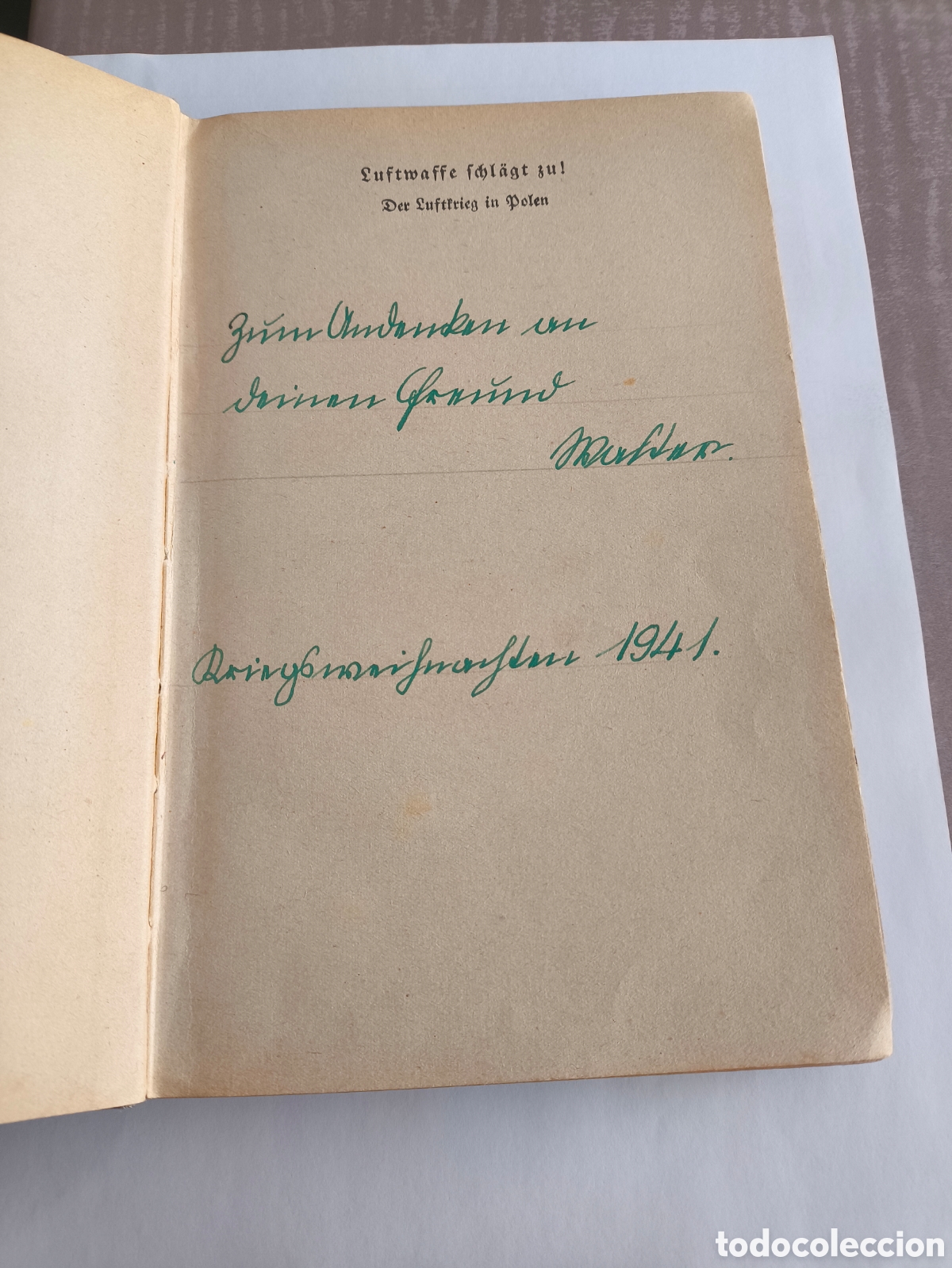 Libros de segunda mano: Libro LW con aut&oacute;grafo de Hitler - Foto 4