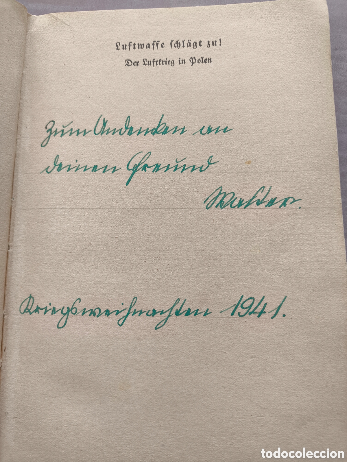 Libros de segunda mano: Libro LW con aut&oacute;grafo de Hitler - Foto 8