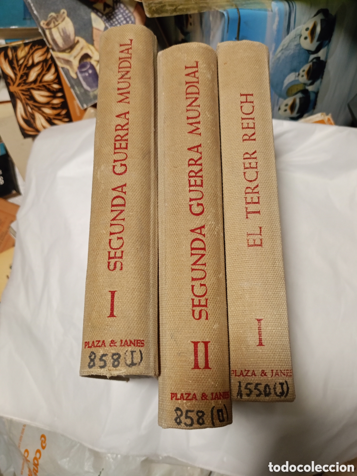 Libros de segunda mano: 3 tomos plaza & Janes segunda guerra mundial