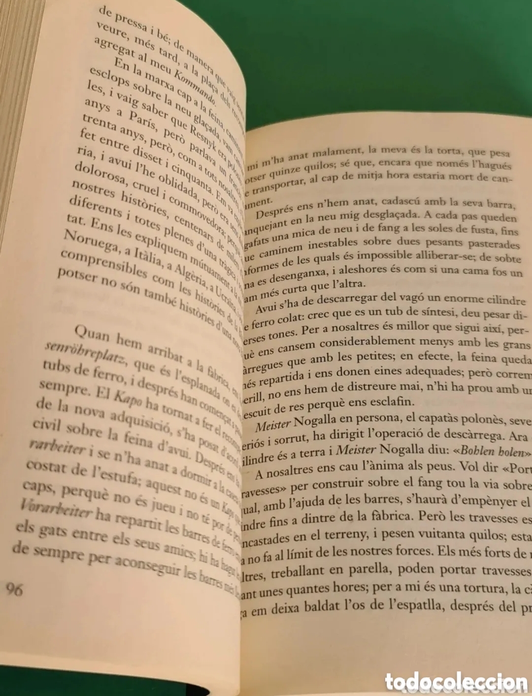 Libros de segunda mano: Libro Primo levi / SI aix&ograve; &eacute;s un home. - Foto 3