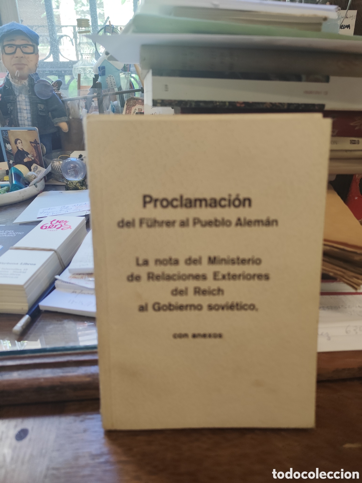 Libros de segunda mano: Proclamaci&oacute;n del Fuhrer al Pueblo Alem&aacute;n. La nota del Ministerio de Relaciones Exteriores del Reich