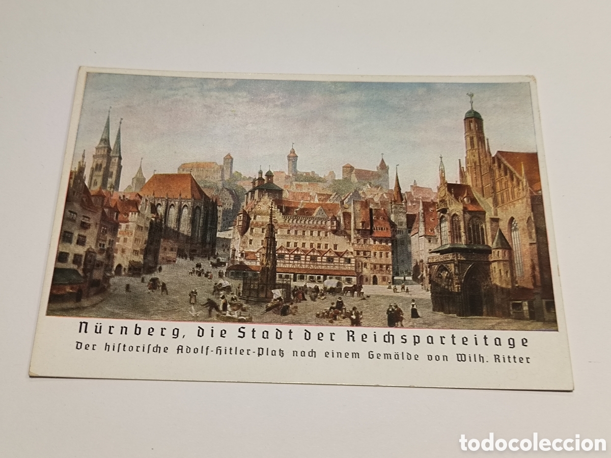 Libros de segunda mano: Postal N&uuml;rnberg die stadt der Reichspartetage nsdap Alemania nazi