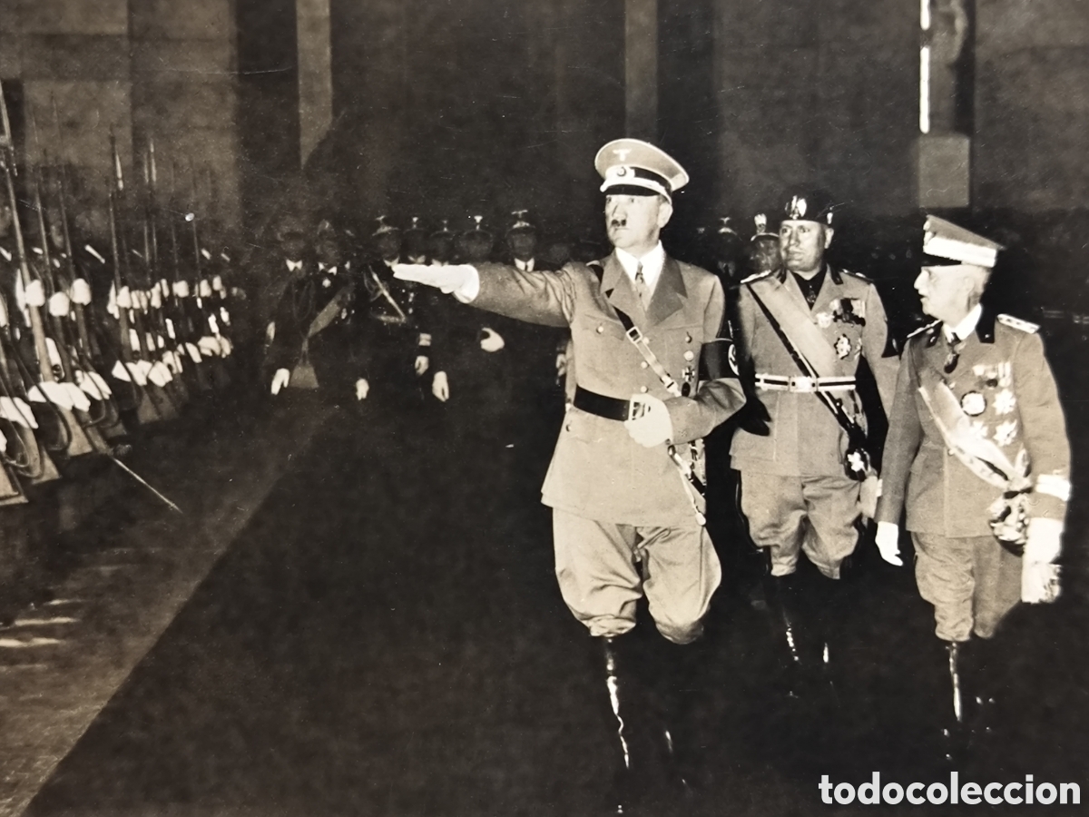 Libros de segunda mano: Adolf Hitler Duce Bahnhof Ostia 1938 nsdap poste italiana NSDAP