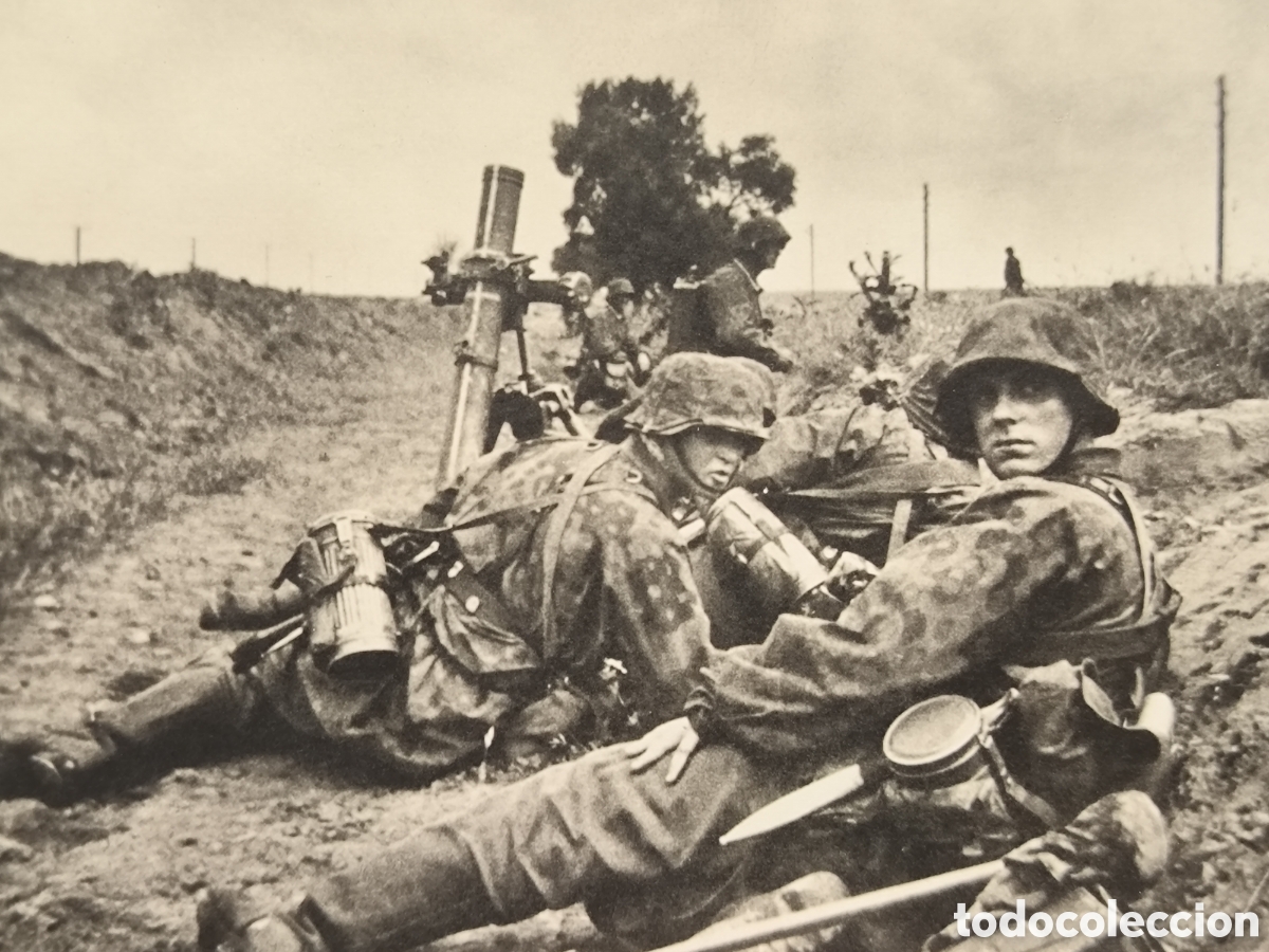 Libros de segunda mano: Waffenn SS vor dem Angriff 1942 Wehrmacht Photo Hoffmann foto postal nsdap