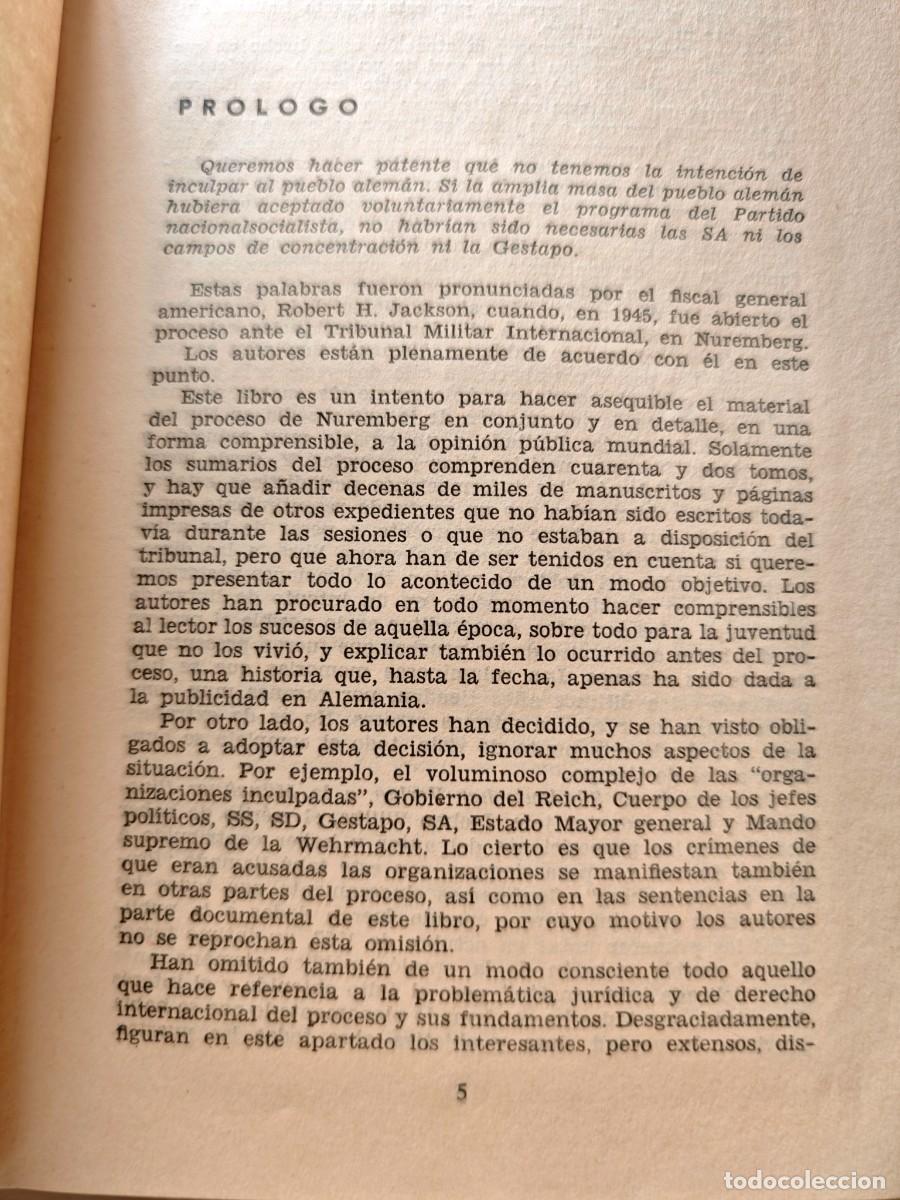Libros de segunda mano: EL PROCESO DE NUREMBERG - Foto 4