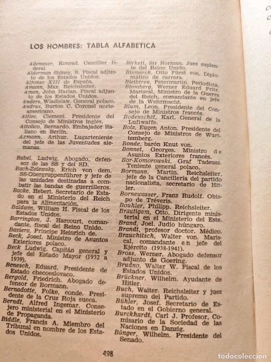 Libros de segunda mano: EL PROCESO DE NUREMBERG - Foto 11