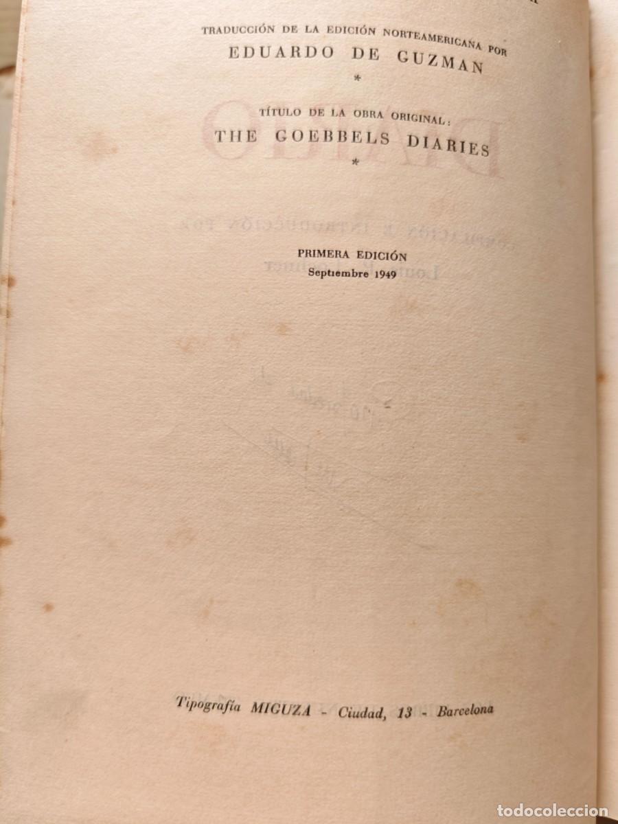 Libros de segunda mano: Dr. JOSEPH GOEBLES - DIARIO - Foto 4