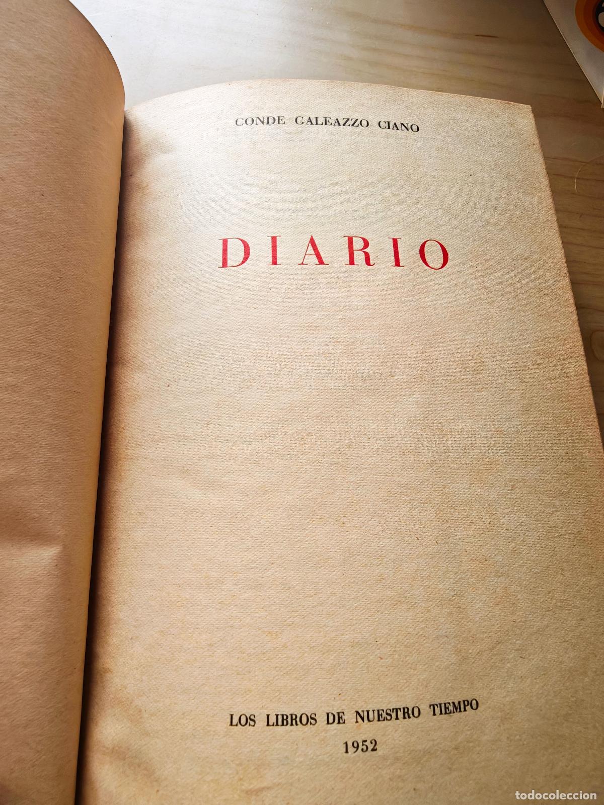Libros de segunda mano: CONDE CIANO - DIARIO - Foto 3