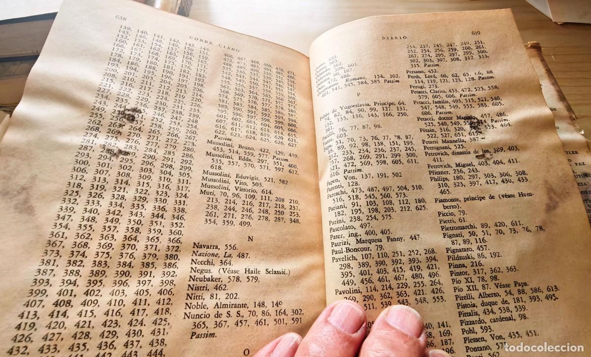 Libros de segunda mano: CONDE CIANO - DIARIO - Foto 6