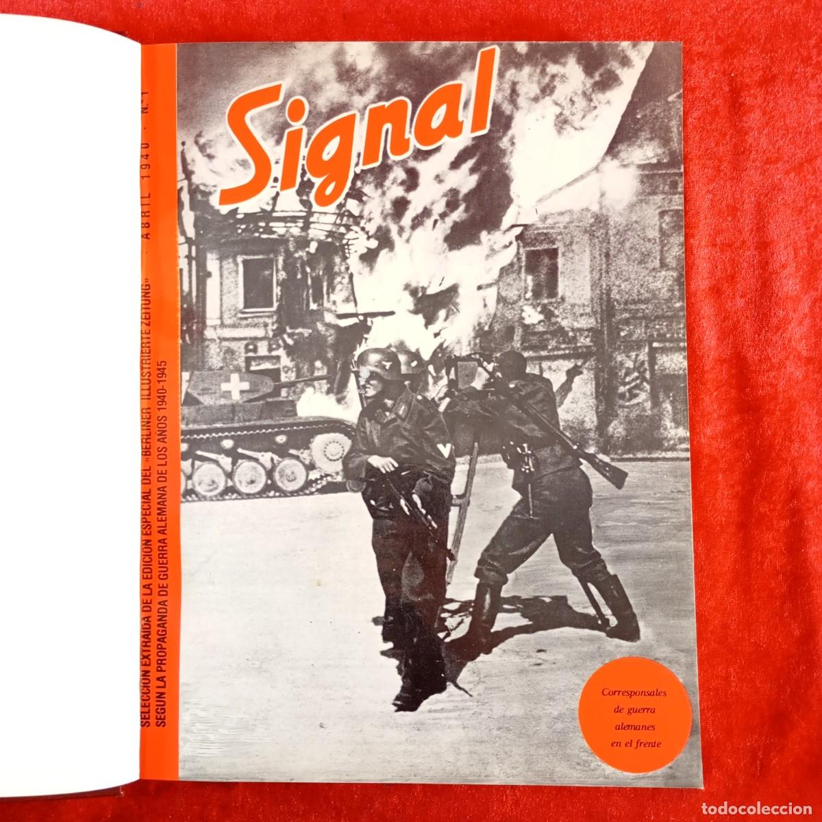 Libros de segunda mano: SIGNAL - DE LA SEGUNDA GUERRA MUNDIAL - N&ordm; 1 Y N&ordm; 2 - 1940 Y 1941 - ENCUADERNADOS / 1509