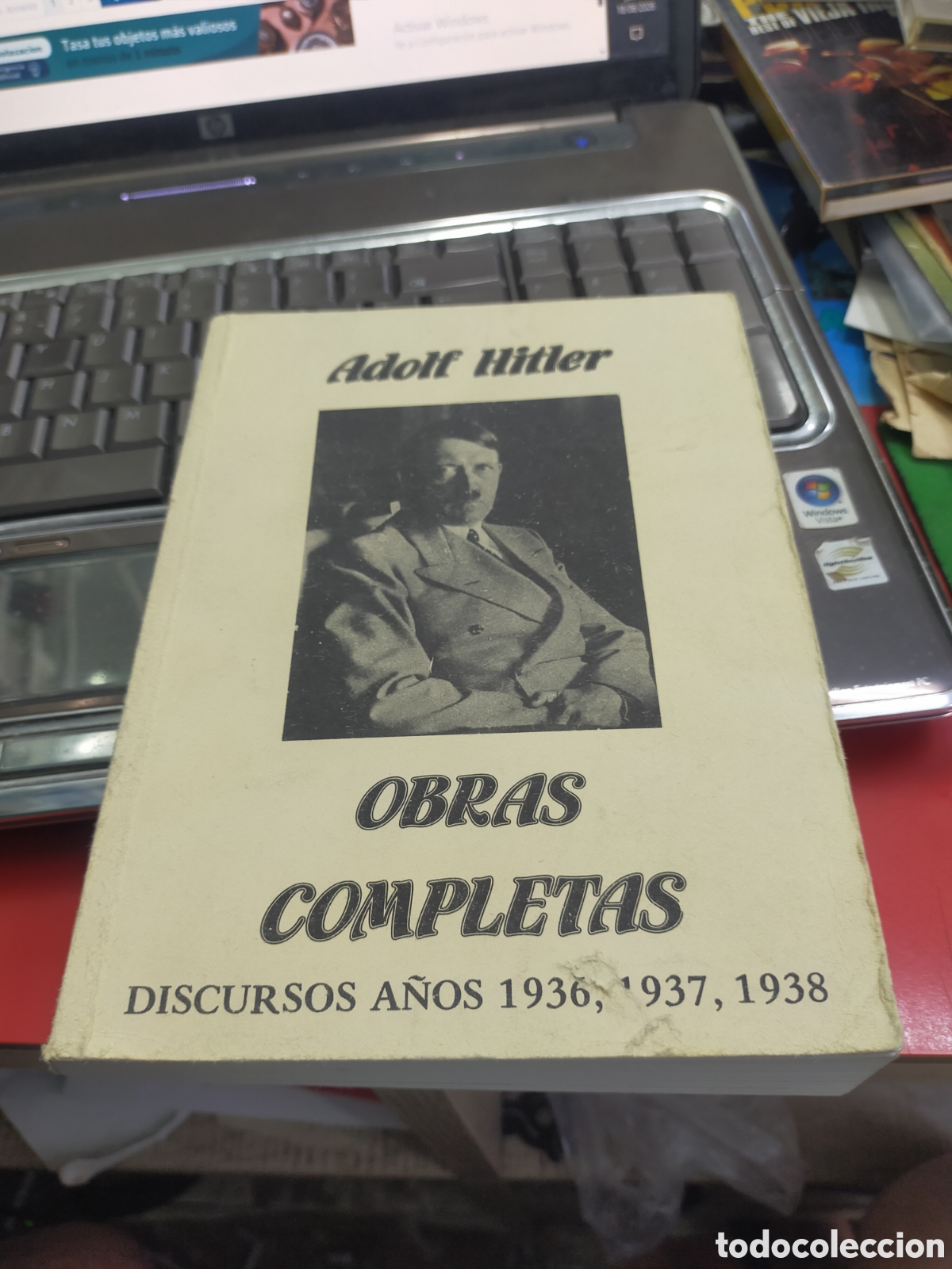 Libros de segunda mano: Adolf Hitler libro obras completas discursos a&ntilde;os 1936 1937 1938