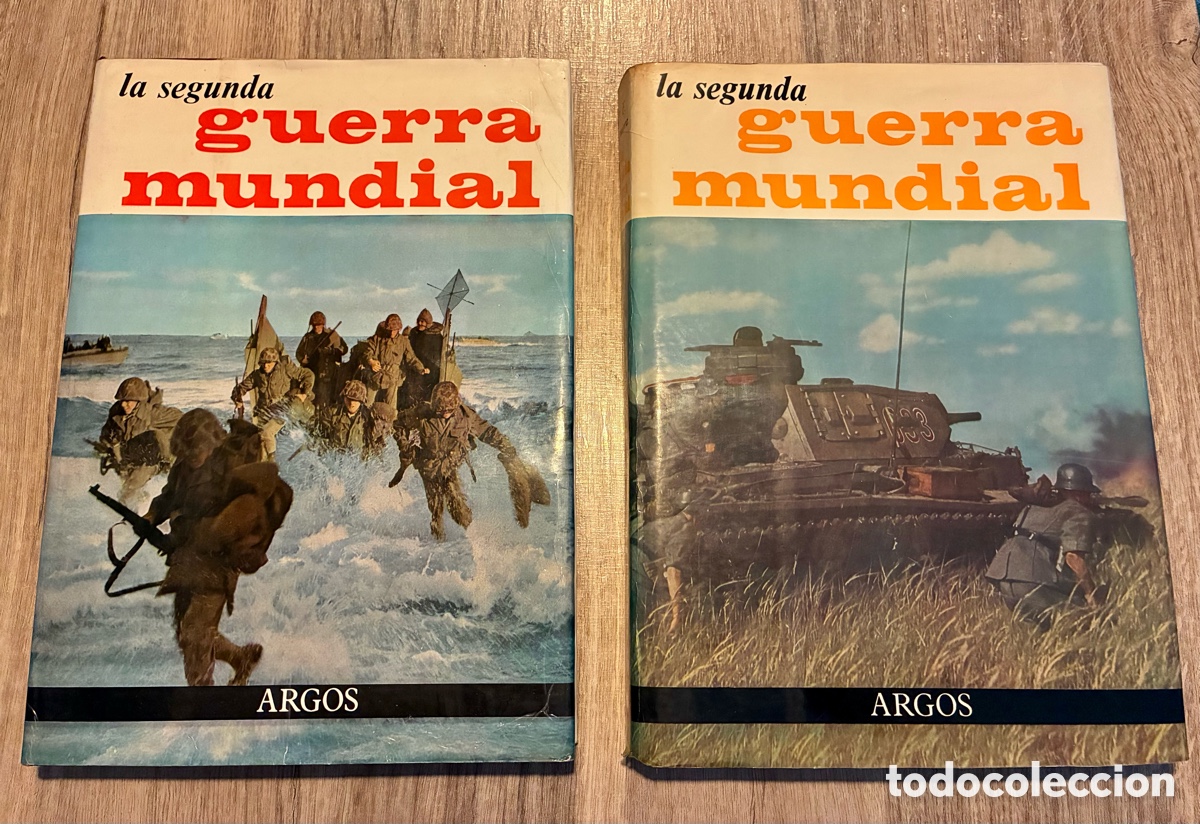 Libros de segunda mano: La Segunda Guerra Mundial - 2 grandes tomos - Argos -