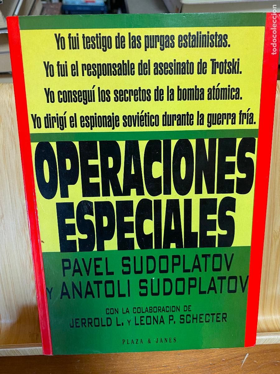 Libros de segunda mano: OPERACIONES ESPECIALES. PAVEL Y ANATOLI SUDOPLATOV. EDITORIAL PLAZA Y JAN&Eacute;S.