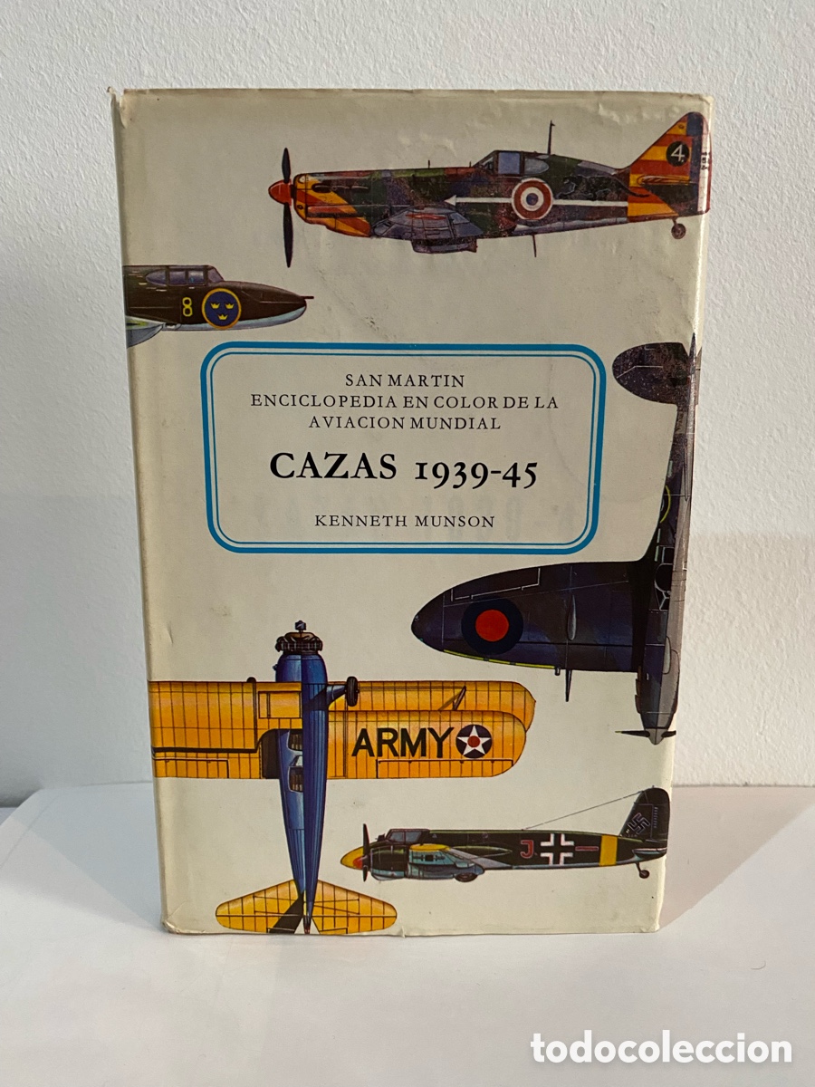 Libros de segunda mano: Enciclopedia en color de la aviaci&oacute;n mundial // CAZAS 1939-1945 // ARMY