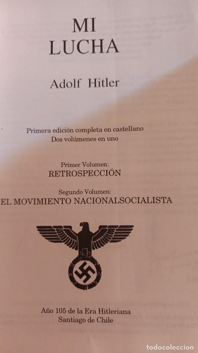 Libros de segunda mano: Adolf Hitler Mi Lucha - Foto 3