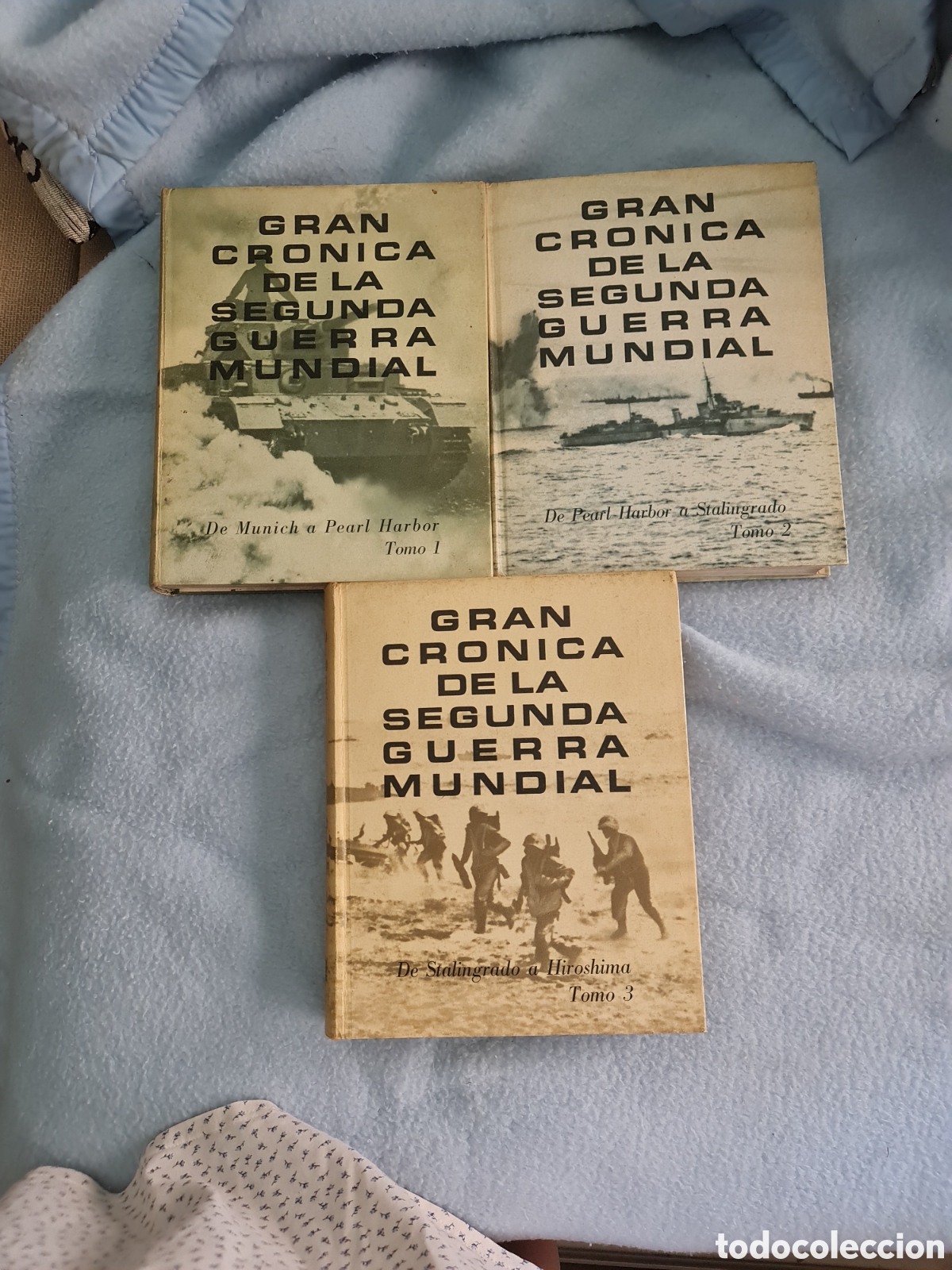 Libros de segunda mano: Gran Cr&oacute;nica de la Segunda Guerra Mundial (3 Tomos) &ndash; Edici&oacute;n 1965
