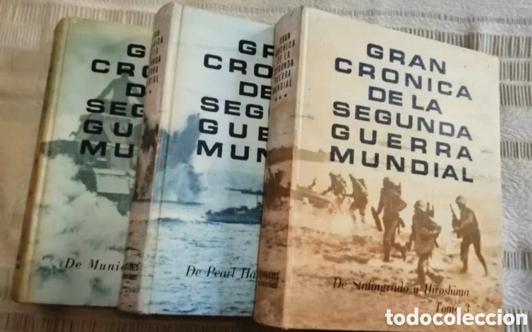 Libros de segunda mano: GRAN CR&Oacute;NICA DE LA SEGUNDA GUERRA MUNDIAL. TRES TOMOS.