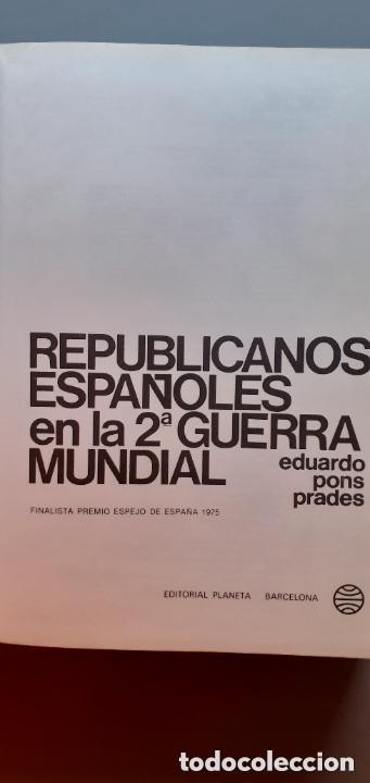 Libros de segunda mano: republicanos espa&ntilde;oles en la segunda guerra mundial