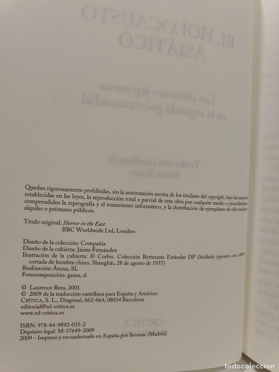Libros de segunda mano: EL HOLOCAUSTO ASI&Aacute;TICO - LAURENCE REES - Foto 7