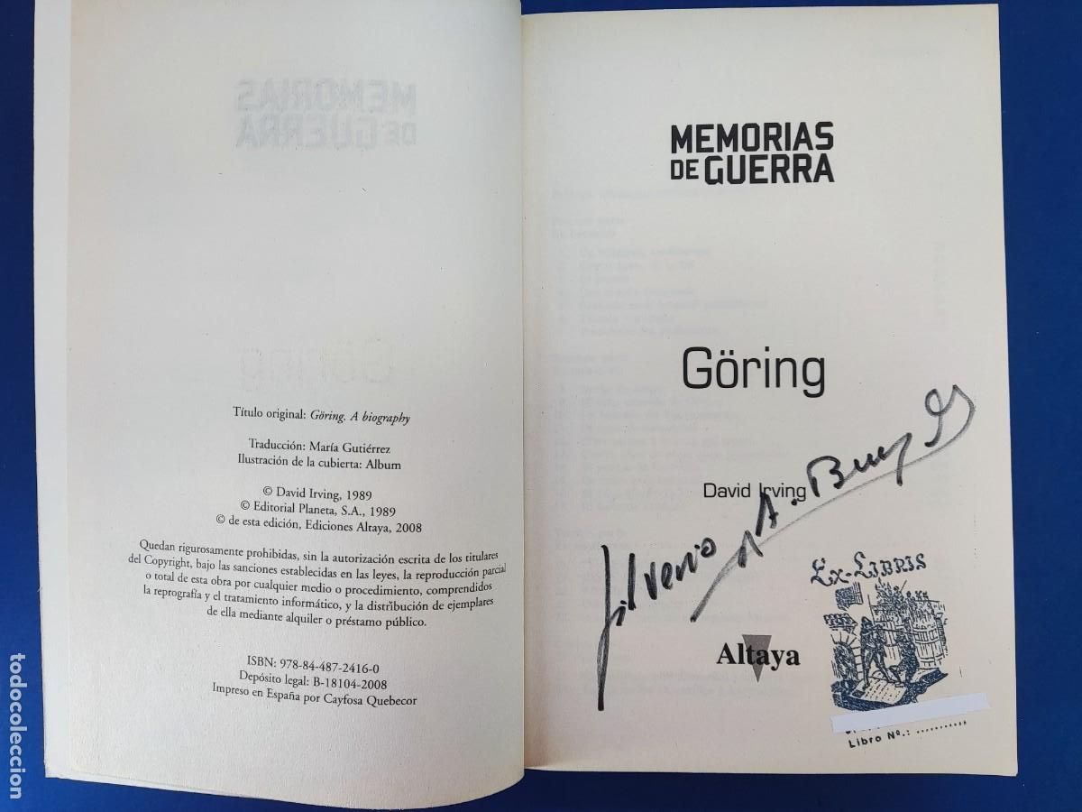 Libros de segunda mano: G&Ouml;RING / DAVID IRVING / 2008. ALTAYA - Foto 2
