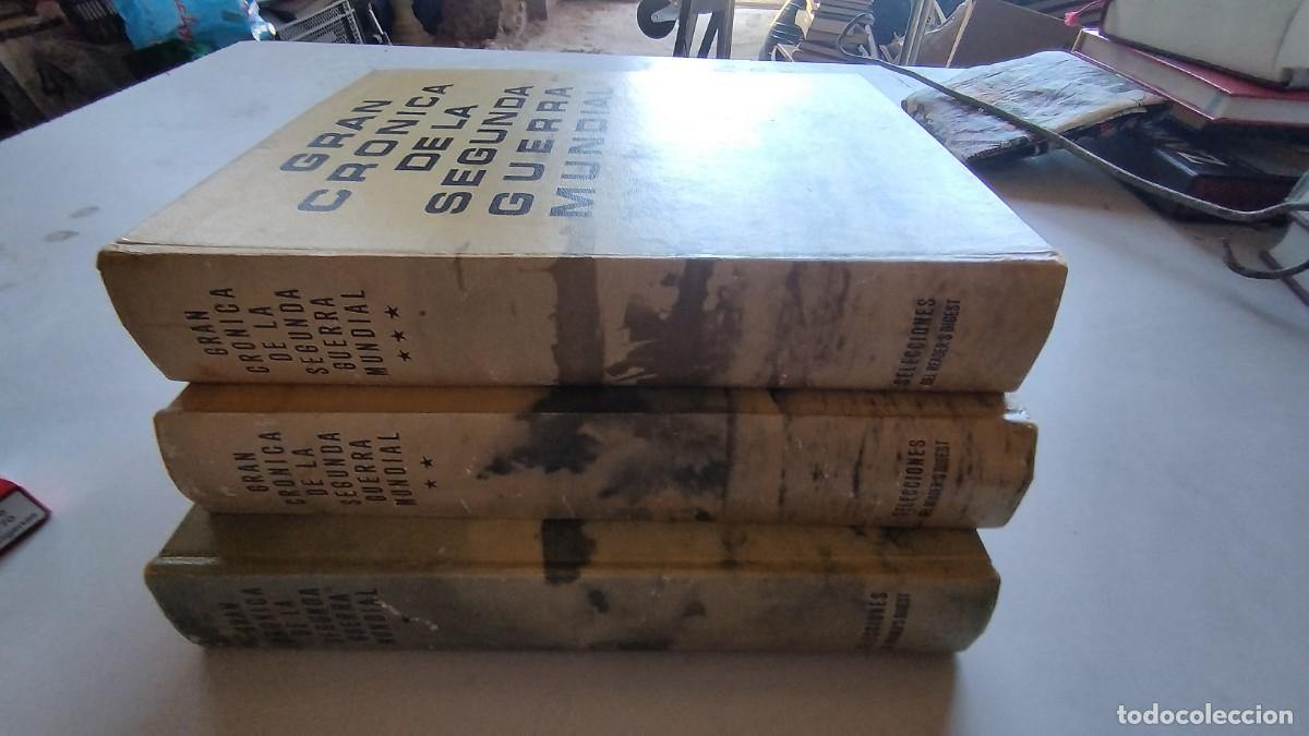 Libros de segunda mano: GRAN CRONICA DE LA SEGUNDA GUERRA MUNDIAL 3 TOMOS - READERS DIGETS
