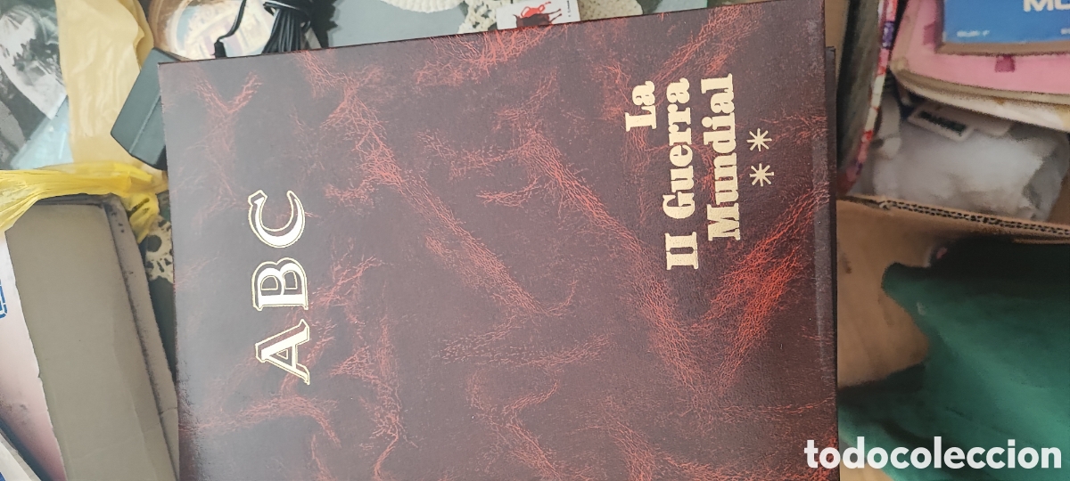 Libros de segunda mano: &rdquo;Colecci&oacute;n ABC encuadernada: La II Guerra Mundial (2 tomos) + Vida de Franco. Excelente estado.&rdquo;