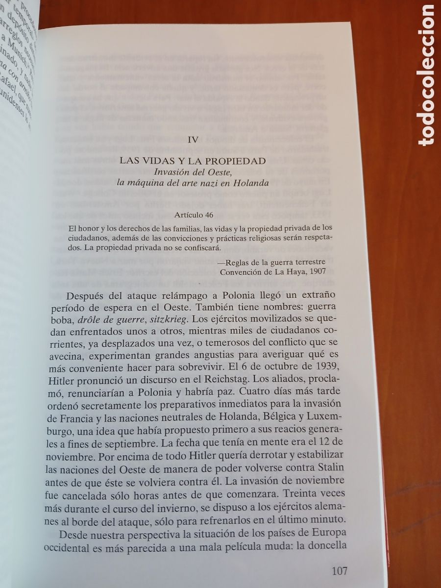 Libros de segunda mano: El Saqueo de Europa. Lynn H. Nicholas. - Foto 6
