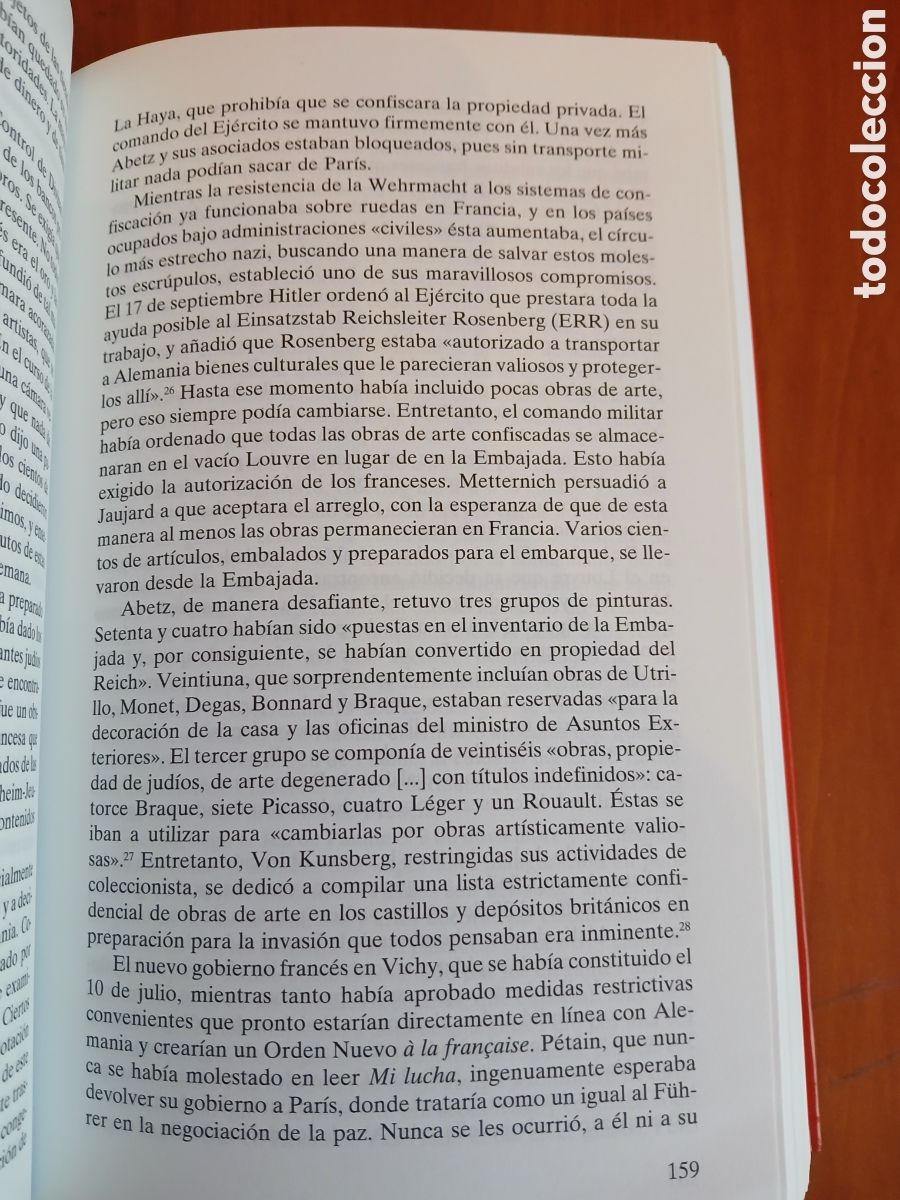 Libros de segunda mano: El Saqueo de Europa. Lynn H. Nicholas. - Foto 7