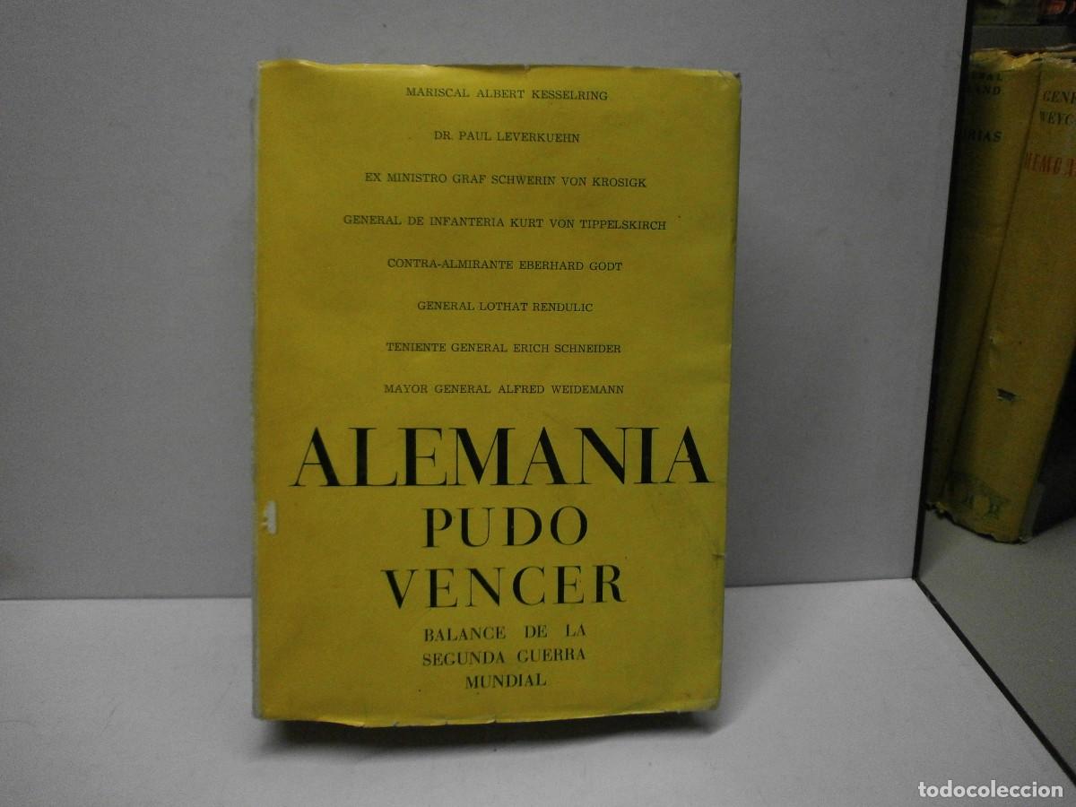 Libros de segunda mano: segunda guerra mundial editorial ahr alemania pudo vencer balance primera edicion