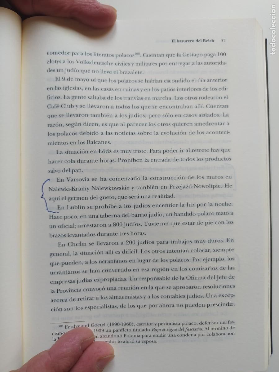Libros de segunda mano: Cr&oacute;nica del gueto de Varsovia. Emanuel Ringelblum - Foto 5