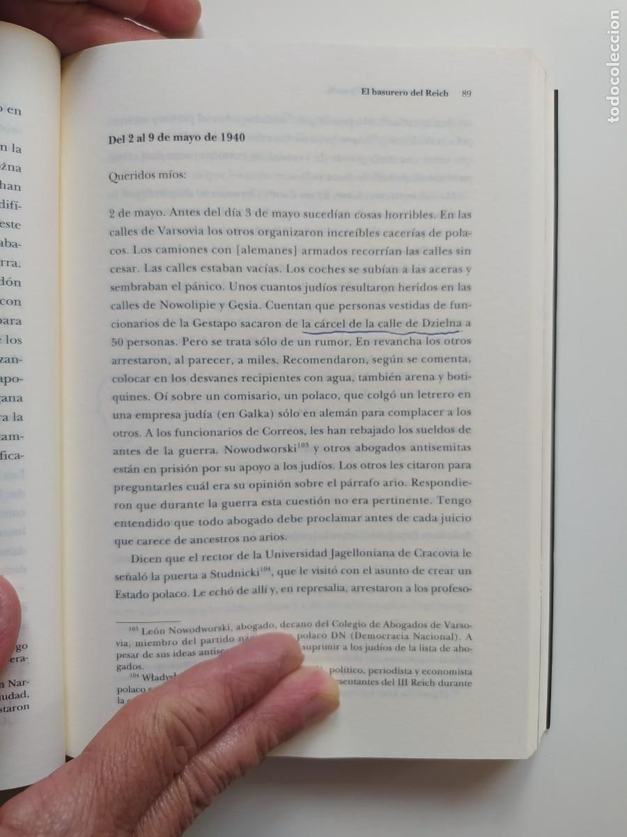 Libros de segunda mano: Cr&oacute;nica del gueto de Varsovia. Emanuel Ringelblum - Foto 6