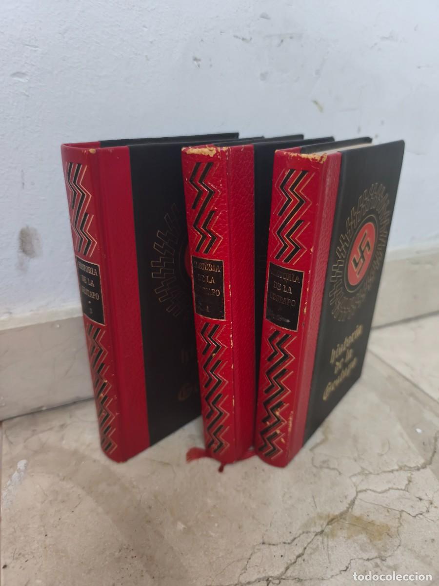 Libros de segunda mano: 3 tomos Historia de la Gestapo