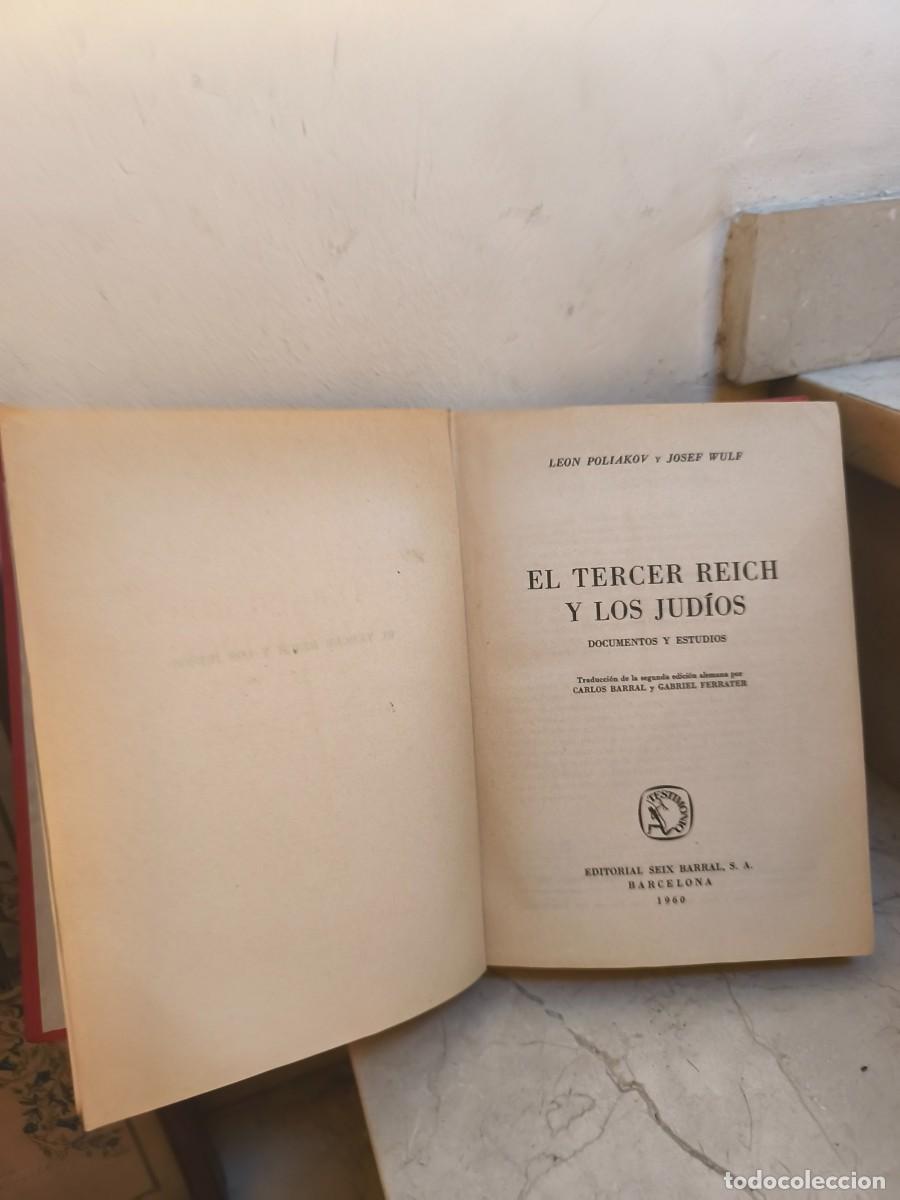 Libros de segunda mano: El tercer reich y los judios